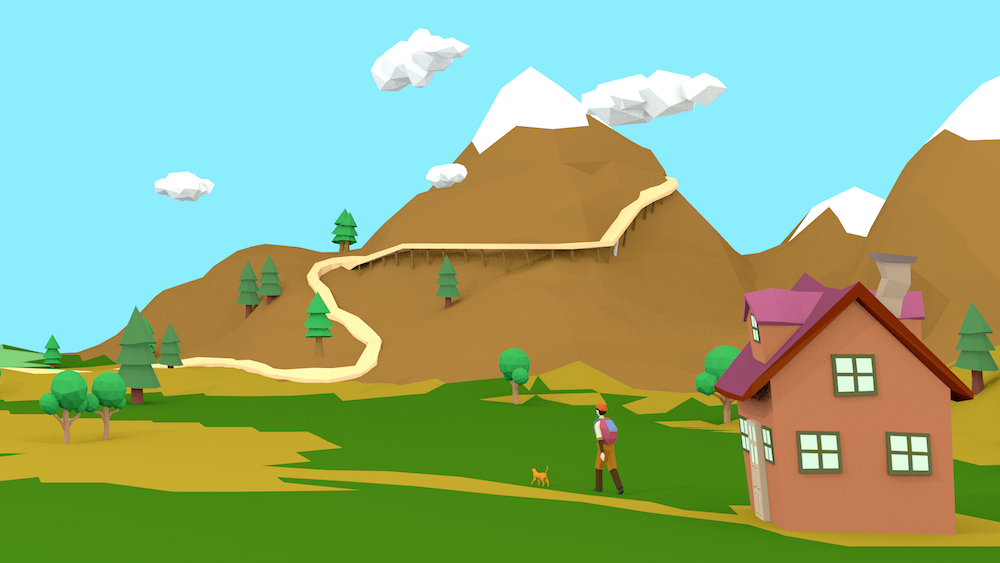 3d art countryside